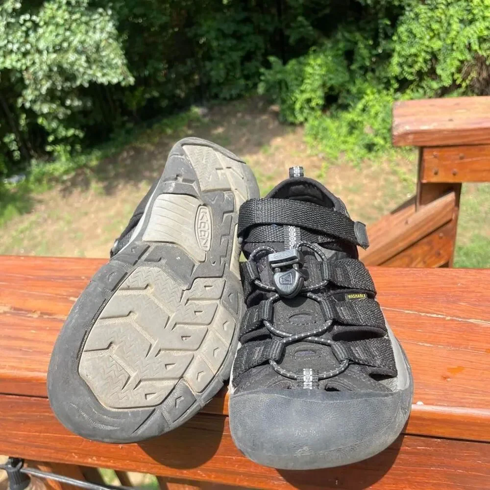 Keen Youth 2 H2 Newport Black Waterproof Hiking Walking Sandals